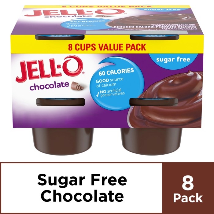 Chocolate jello pudding nutrition facts