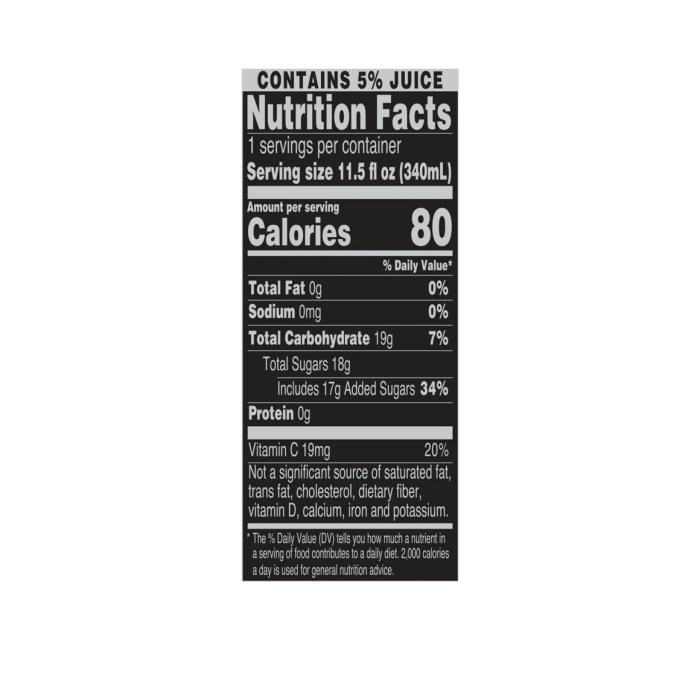 Arnold palmer arizona nutrition facts